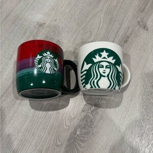 EUC Starbucks | Ceramic Mug | Set of 2